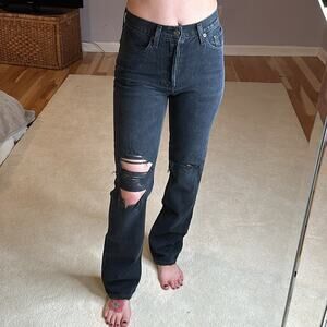 Agolde: Lana Jean Mid Rise Vintage Straight